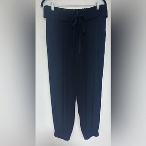 Mango Black Ankle Length Pants Size Medium